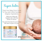 Era Organics Superbalm Healing Ointment Balm Moisturizer Cream for Sensitive Skin Eczema, Cradle Cap, Rashes, Hives 57 Gram