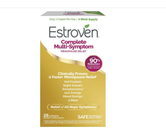 Estroven Complete Multi-Symptom Menopause Relief Supplement 28 Counts