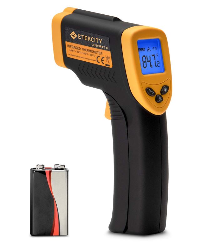 Etekcity 749 Digital Lasergrip No Touch Non Contact IR Infrared Gun Thermometer Reading Temperature