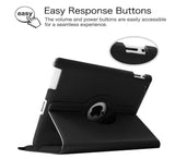 Fintie Case Cover for Apple iPad 2 3 4 360 Degree Rotating Black