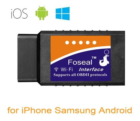 Foseal Wifi OBD2 OBDII Auto Diagnostic Scanner Android iOS