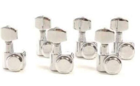 Fender Locking Tuners Chrome Right Handed Tuning Machine Set