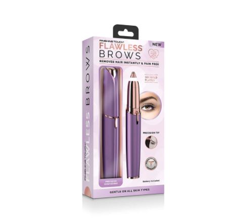 Finishing Touch Battery-Operated Flawless Brows Eyebrow Hair Remover Removal Kit