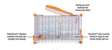 Fiskars 152490-1004 12-Inch SureCut Deluxe Craft Paper Trimmer Cutter