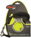 Flexi 16-Feet Large Neon Reflect Retractable Cord Dog Leash Training