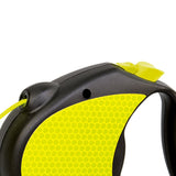 Flexi 16-Feet Medium Neon Reflect Retractable Cord Dog Leash Training