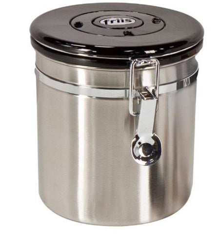 Friis 12-Ounce Stainless Steel Coffee Vault Storage Container Canister