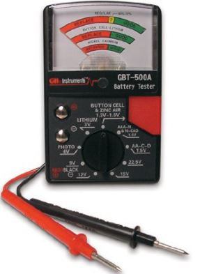 Gardner Benger GBT-500A Battery Tester 1.5 - 22.5 V Button Photo Lantern Cell