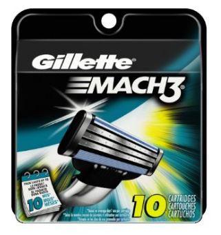 Gillette Mach3 Refills 10 Count