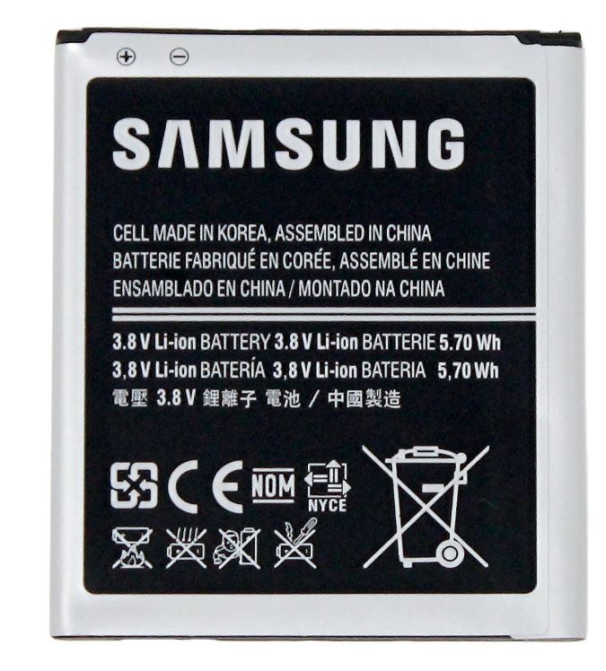 Generic Samsung Galaxy Ace 4 Style S Duos 3 V SM-G310 1500mAh Battery