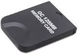 HDE 128MB Black Memory Card for Nintendo Wii GameCube