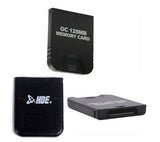 HDE 128MB Black Memory Card for Nintendo Wii GameCube