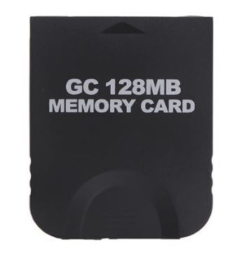 HDE 128MB Black Memory Card for Nintendo Wii GameCube