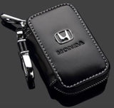 Honda Black Leather Car Key Chain Coin Holder Keychain Wallet Bag