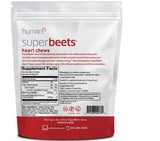 HumanN SuperBeets Heart Chews Helps Support Healthy Blood Flow Circulation, Blood Pressure, Energy 60-Count