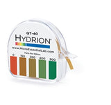 Hydrion QT-40 0-500 PPM Paper Range Quaternary Sanitizer Test Tape Quat Color Chart