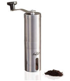 JavaPresse Stainless Steel Manual Burr Coffee Grinder with Adjustable Setting