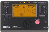 Korg TM60 Instrument Tuner Tempo Pitch Metronome Black