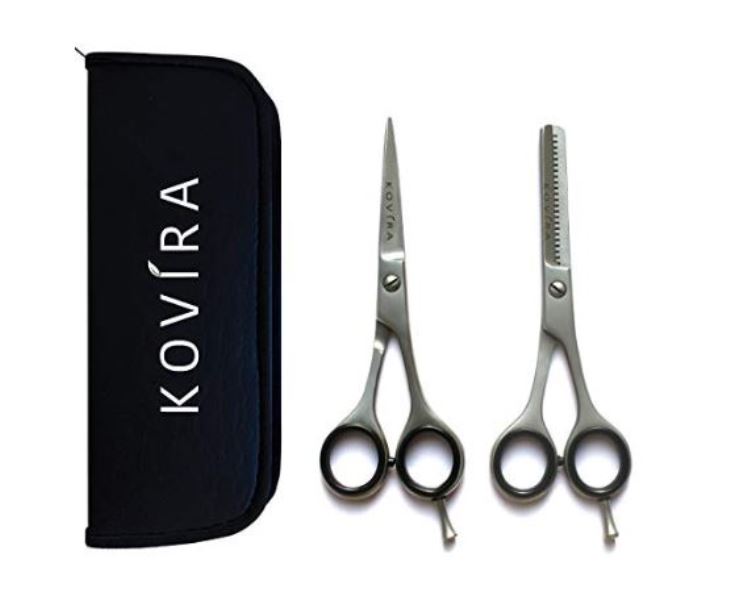 Kovira 2-PC 6.5 Inch Barber Hair Shears Cutting Trimming Styling Scissors