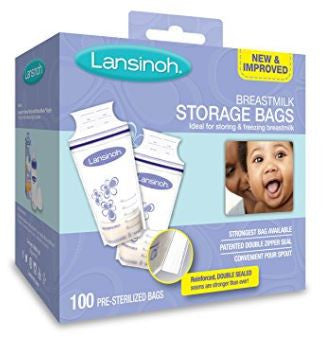 Lansinoh 100 Breastmilk Storage Bags BPA BPS Free