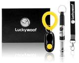 Luckywoof Ultrasonic Dog Whistle High Pitch Pet Training Clicker