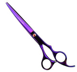 Lilys Pet 4-PC 7-Inch Pet Dog Cat Trimmer Cutter Cutting Trimming Grooming Coated Titanium Scissors Purple