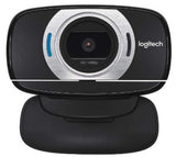 Logitech C615 HD Webcam Video Recording 360-Degree Swivel Camera