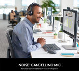 Logitech H390 USB Hands-Free Call Center Binaural Headset