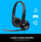 Logitech H390 USB Hands-Free Call Center Binaural Headset