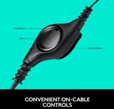 Logitech H390 USB Hands-Free Call Center Binaural Headset