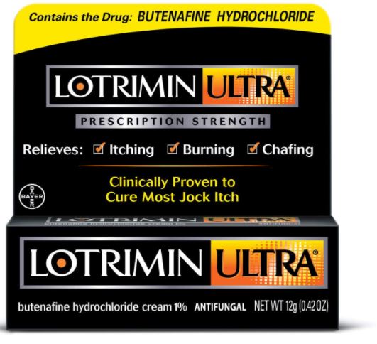 Lotrimin Ultra Antifungal Jock Itch Cream Prescription Strength Relieves Cure Itching Burning Chafing 12 Gram