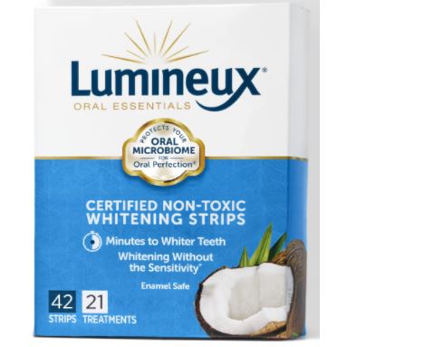 Lumineux Oral Essentials Teeth Whitening Strips 21 Treatments 42 Strips