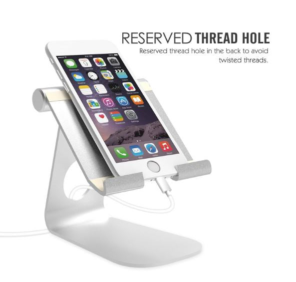 MoKo Multi-Angle Tablet Cradle Holder Aluminum iPad Stand iPad Android