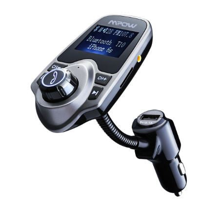 Mpow Bluetooth FM Transmitter MP3 Player Hands-free Radio Phone
