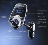 Mpow Bluetooth FM Transmitter MP3 Player Hands-free Radio Phone