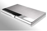 Maxgear Stainless Steel Business Name Calling Credit Card Holder Case
