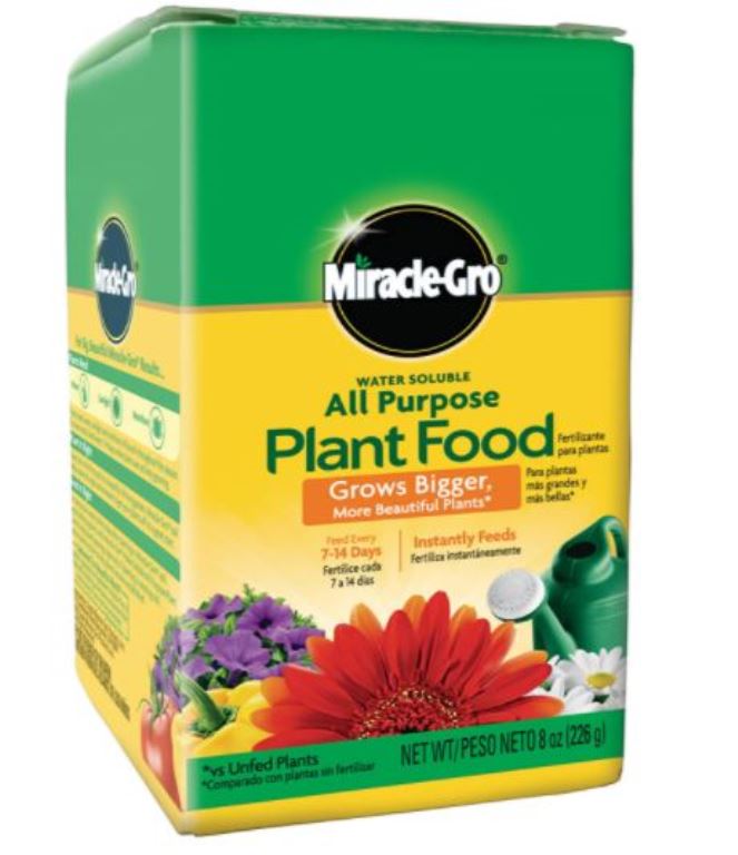 Miracle-Gro Water Soluble All Purpose Plant Food 226 Grams 8 Oz