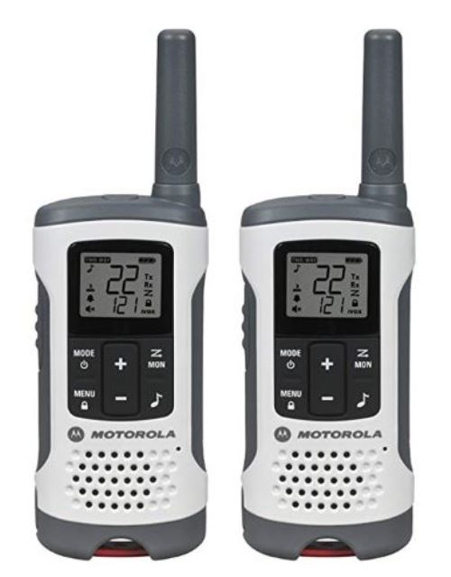 Motorola T260 25-Mile Rechargeable Two 2 Way Radios Walkie Talkie