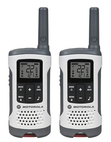 Motorola T260 25-Mile Rechargeable Two 2 Way Radios Walkie Talkie