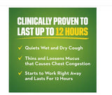 Mucinex DM Wet Dry Cough 12 Hour Chest Congestion Relief 1200 Mg 42 Counts