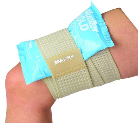 Mueller 459X Elastic Wonder Support Wrap for Wrists Elbows Thighs Knees Ankles Beige Large X-Large