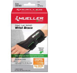 Mueller USA Green Fitted Left Hand Wrist Brace Support Strap Small Medium