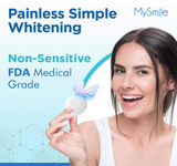 MySmile Deluxe LED Light Teeth Whitening Whitener Kit with 3-PC Gel Pen