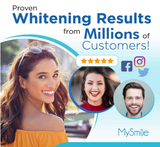 MySmile Deluxe LED Light Teeth Whitening Whitener Kit with 3-PC Gel Pen