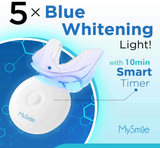 MySmile Deluxe LED Light Teeth Whitening Whitener Kit with 3-PC Gel Pen