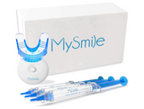 MySmile Deluxe LED Light Teeth Whitening Whitener Kit with 3-PC Gel Pen