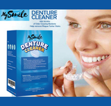 MySmile Retainer Denture Cleaner Cleaning Solution Stain Odor Remover Tablets