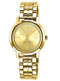 Nine West Women's NW 1642CHGB Champange Gold-Tone Bracelet Watch