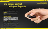 Nitecore TUBE Keychain 45 Lumens Pocket Flashlight