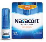 Nasacort Allergy 24HR Nasal Spray Non-Drowsy & Alcohol-Free 120 Sprays for Adult